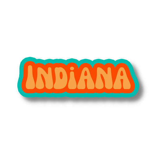 Indiana Cloud Sticker