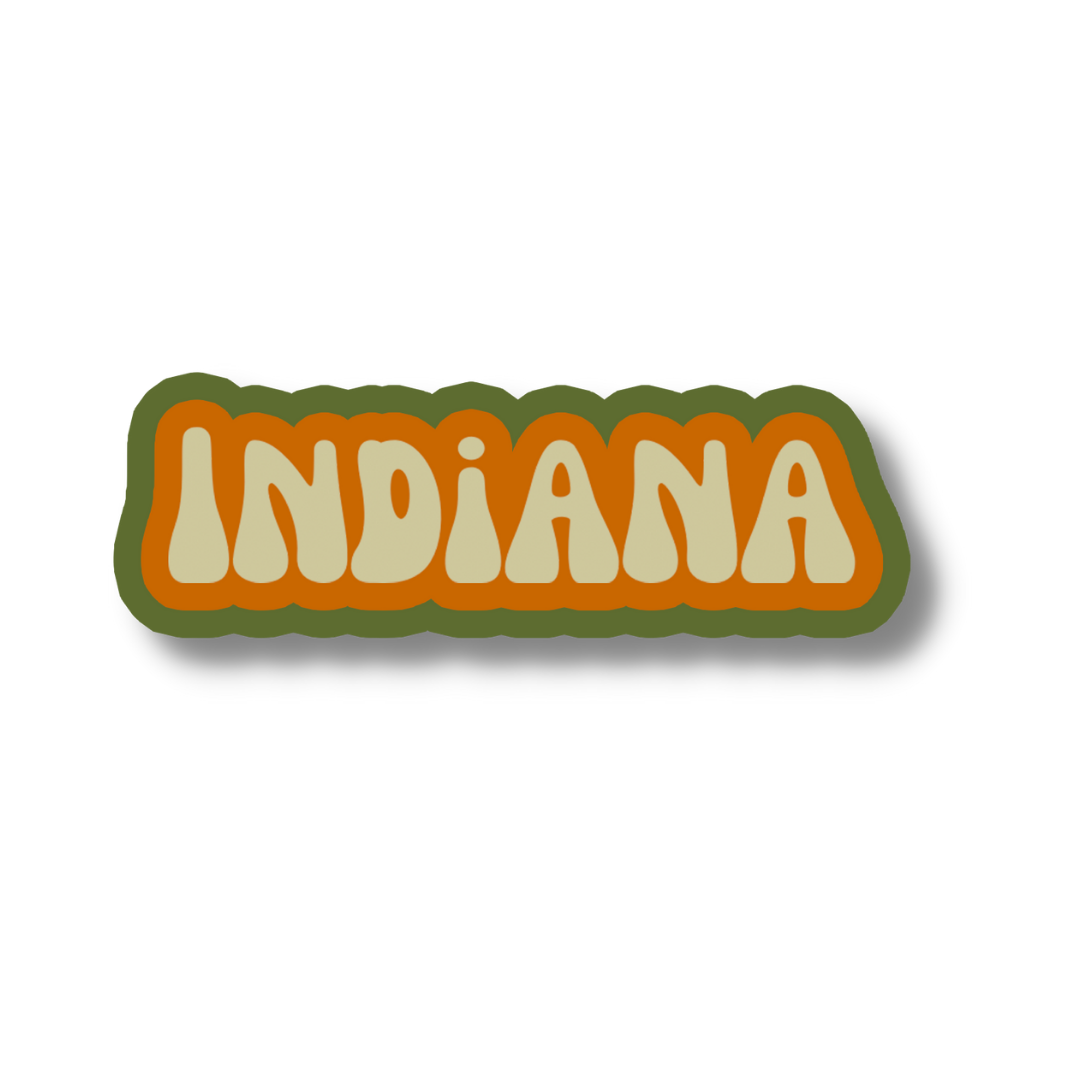 Indiana Cloud Sticker