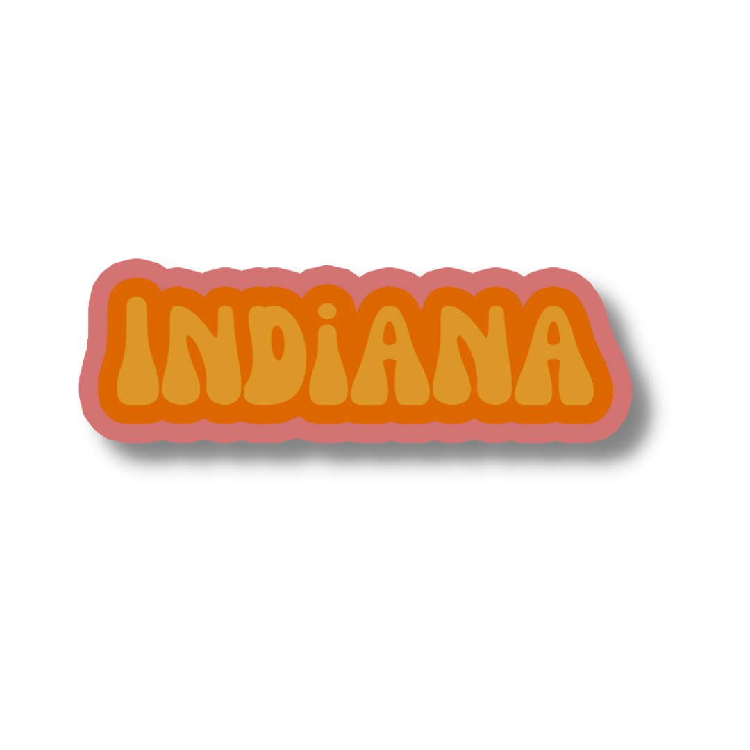 Indiana Cloud Sticker