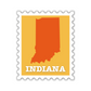 Indiana Stamp Sticker