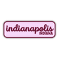 Indianapolis, Indiana Retro Travel Sticker – Colorful Vinyl Decal for Laptop, Water Bottle & Luggage