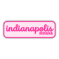 Indianapolis, Indiana Retro Travel Sticker – Colorful Vinyl Decal for Laptop, Water Bottle & Luggage