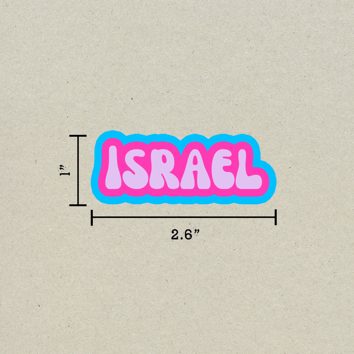 Israel Cloud Sticker