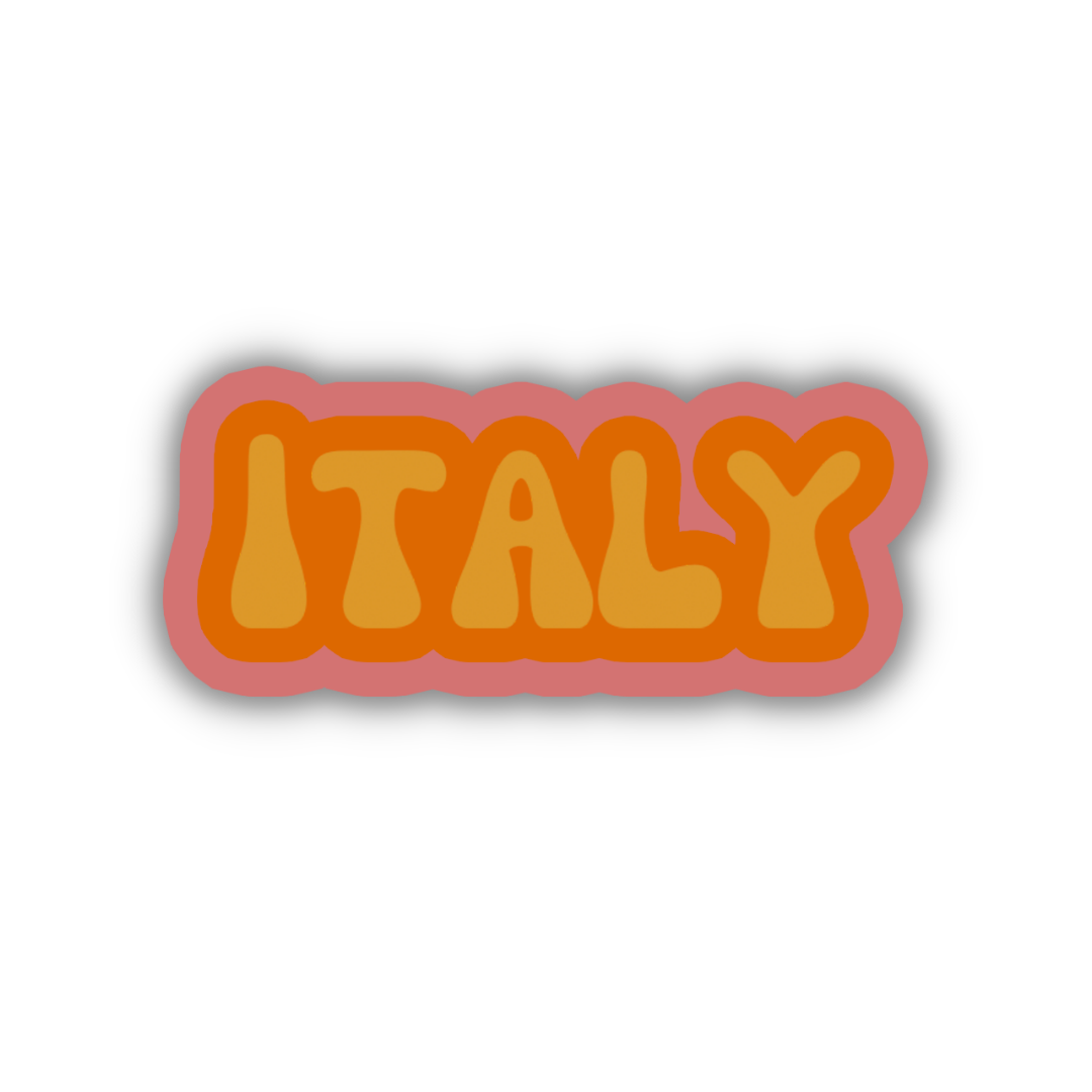 Italy Cloud Sticker