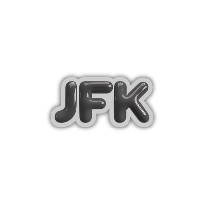 JFK Bubble Sticker