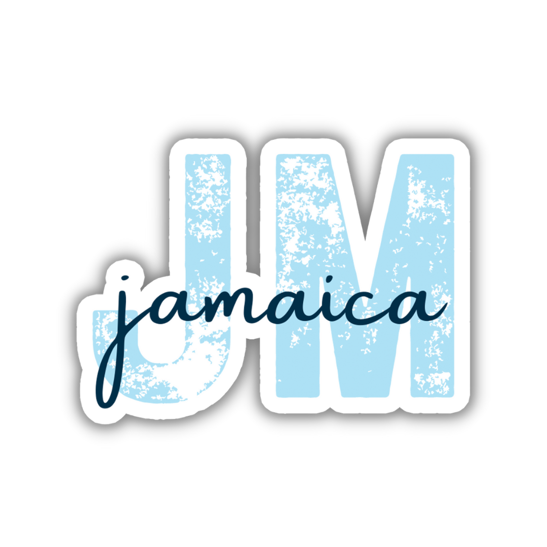 Jamaica Country Code Sticker