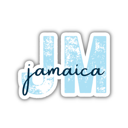 Jamaica Country Code Sticker