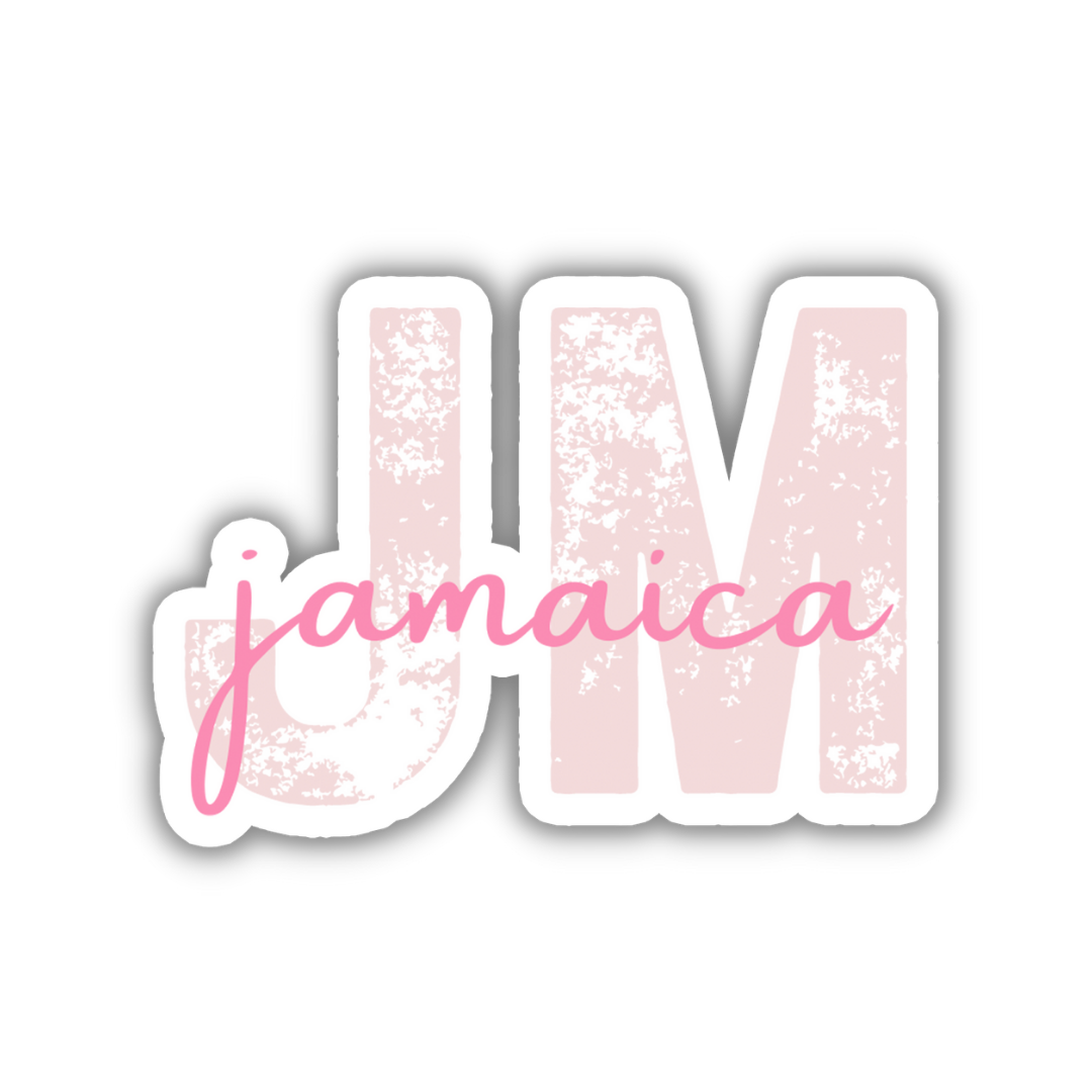Jamaica Country Code Sticker