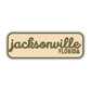 Jacksonville, Florida Retro Travel Sticker – Colorful Vinyl Decal for Laptop, Water Bottle & Luggage