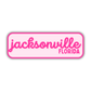 Jacksonville, Florida Retro Travel Sticker – Colorful Vinyl Decal for Laptop, Water Bottle & Luggage