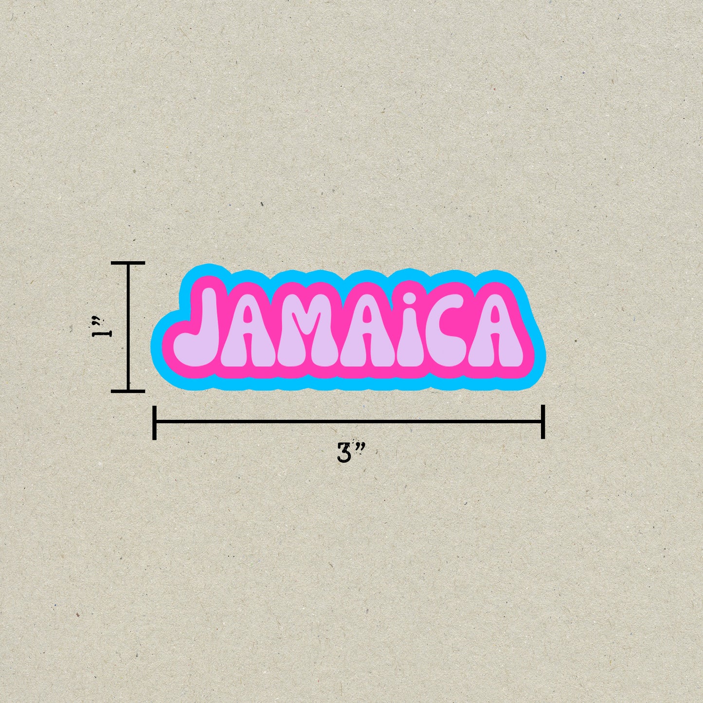 Jamaica Cloud Sticker