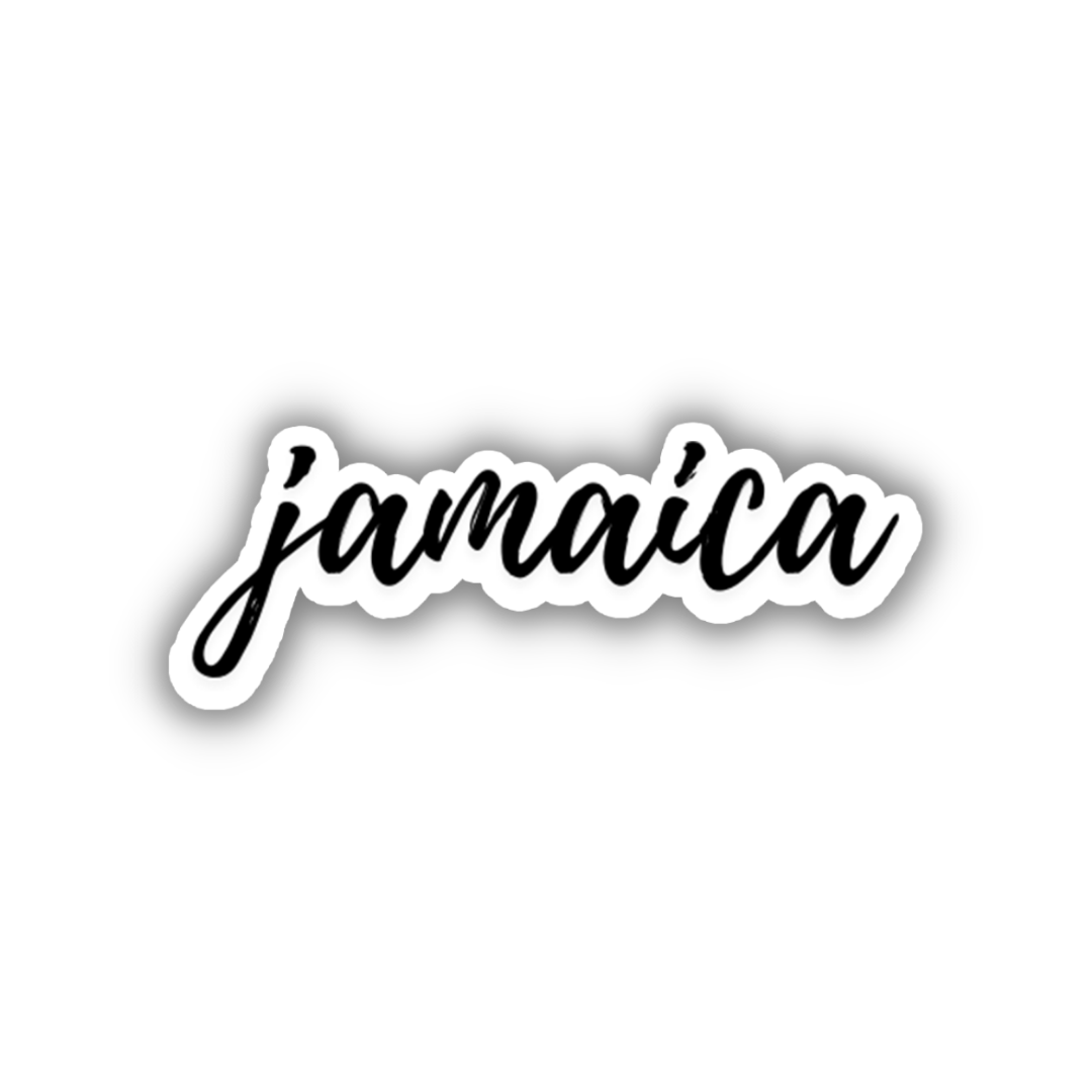 Jamaica Cursive Sticker