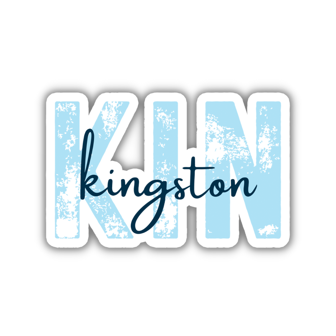 KIN Kingston Airport Code Sticker