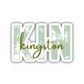 KIN Kingston Airport Code Sticker