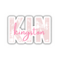 KIN Kingston Airport Code Sticker