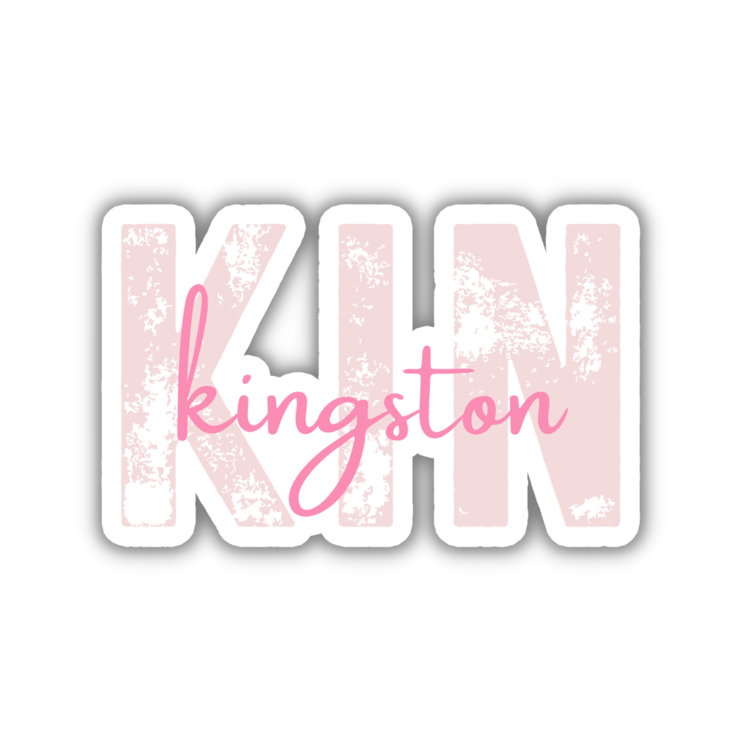 KIN Kingston Airport Code Sticker