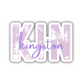 KIN Kingston Airport Code Sticker