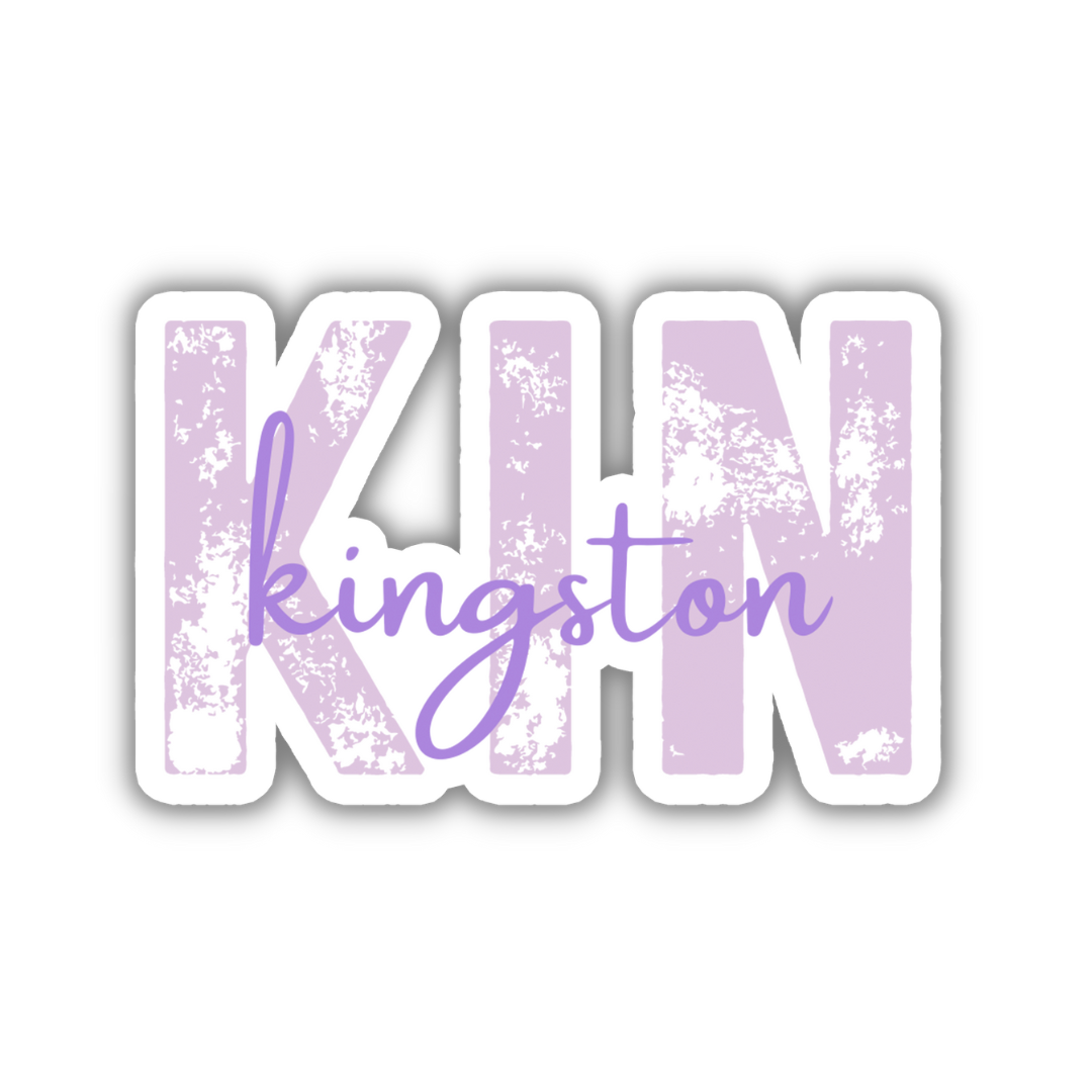 KIN Kingston Airport Code Sticker