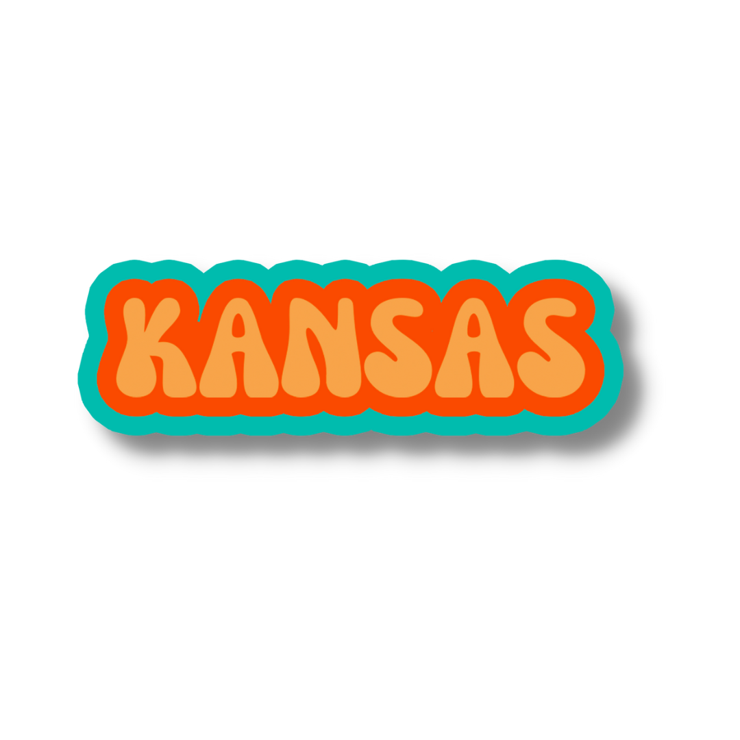 Kansas Cloud Sticker