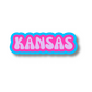 Kansas Cloud Sticker