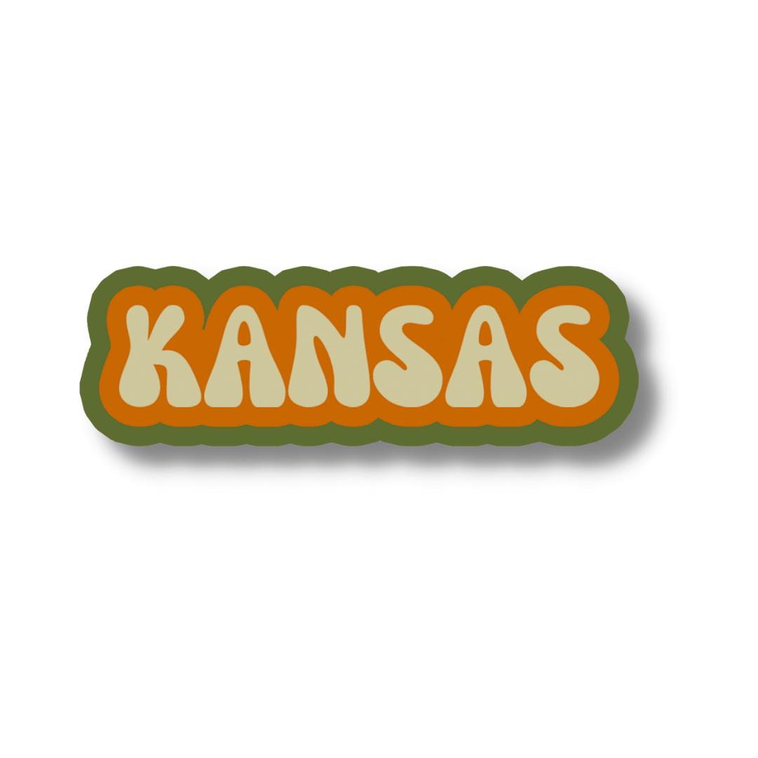 Kansas Cloud Sticker