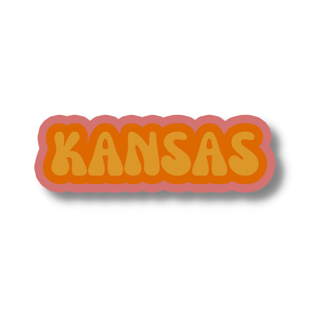 Kansas Cloud Sticker