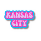 Kansas City Cloud Sticker