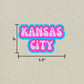 Kansas City Cloud Sticker