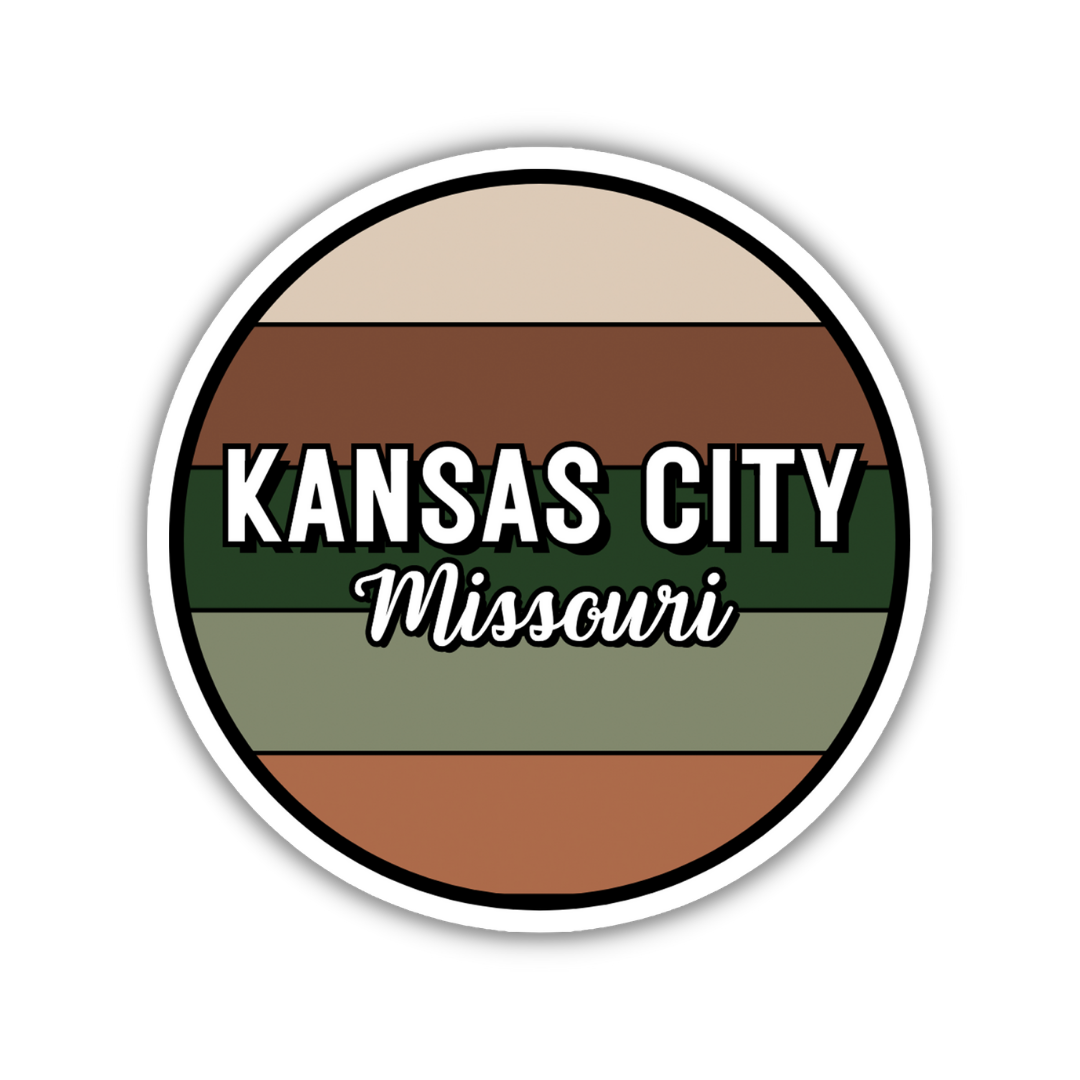 Kansas City, Missouri Circle Sticker