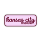 Kansas City, Missouri Retro Travel Sticker – Colorful Vinyl Decal for Laptop, Water Bottle & Luggage