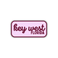 Key West, Florida Retro Travel Sticker – Colorful Vinyl Decal for Laptop, Water Bottle & Luggage