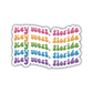 Key West, Florida Retro Sticker