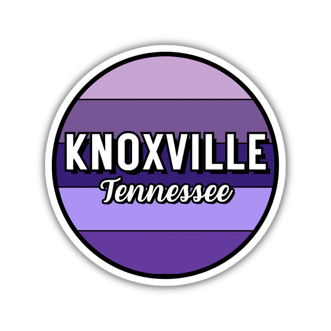 Knoxville, Tennessee Circle Sticker