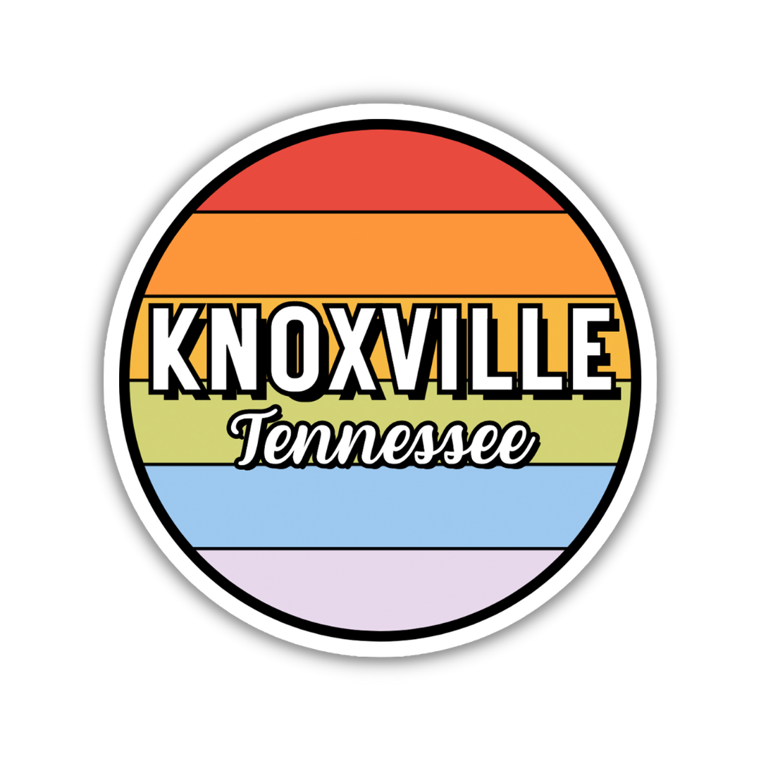 Knoxville, Tennessee Circle Sticker