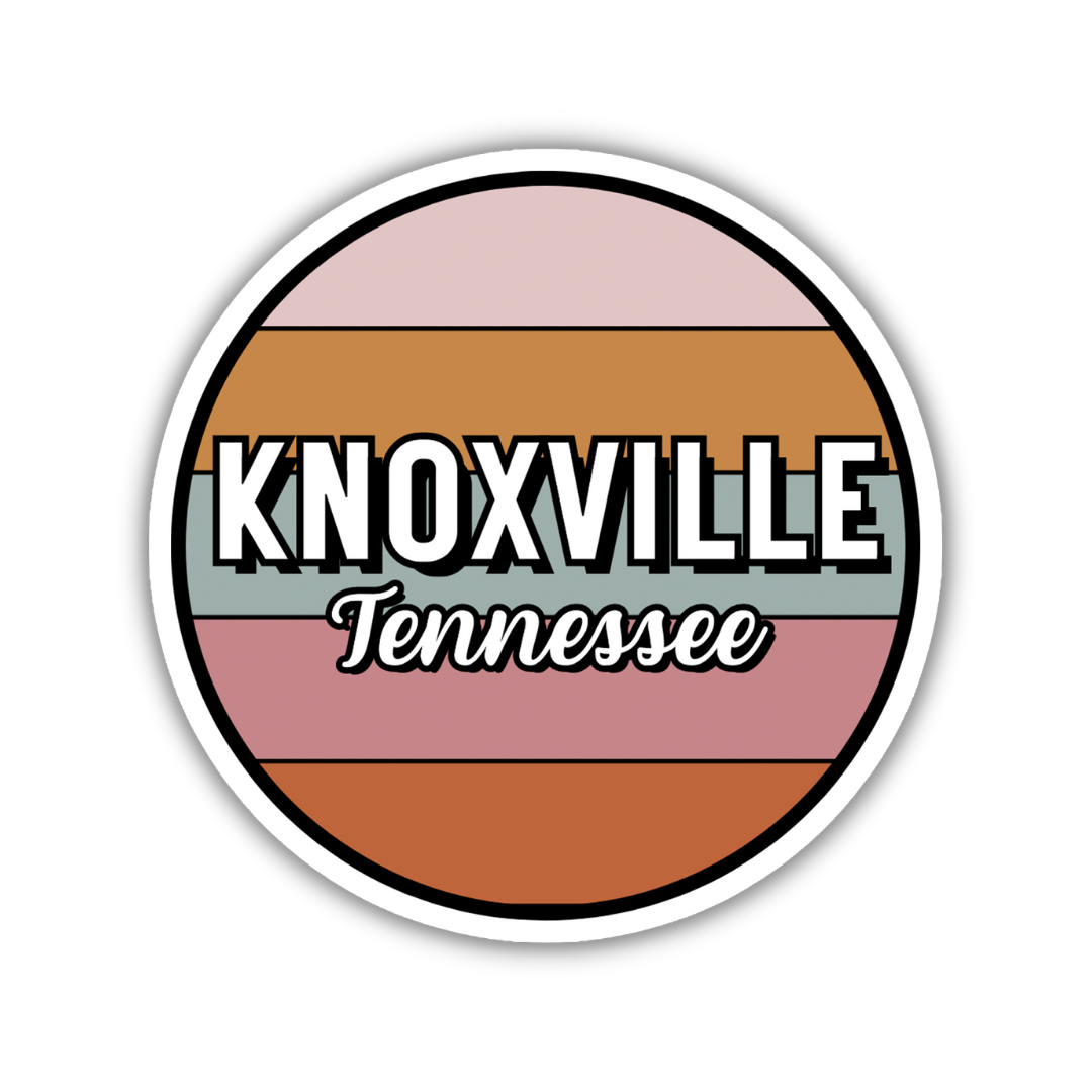 Knoxville, Tennessee Circle Sticker