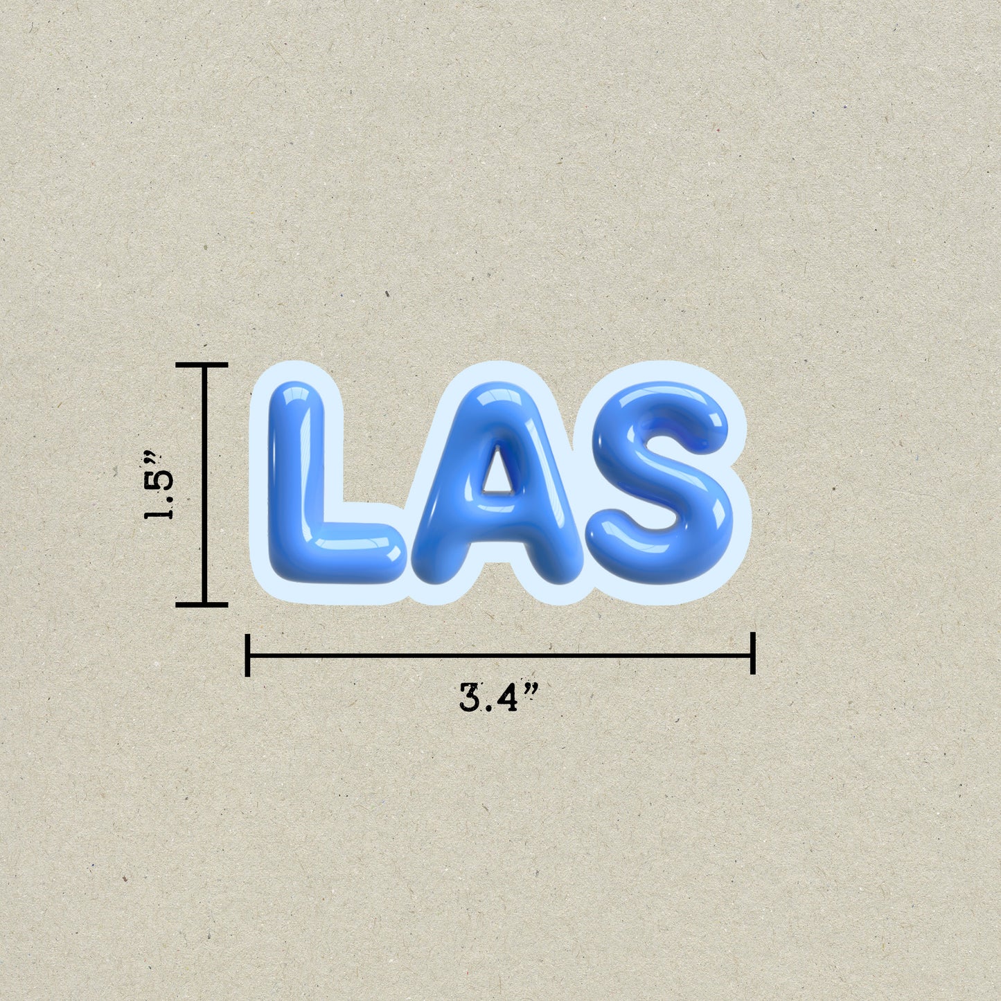 LAS Bubble Sticker