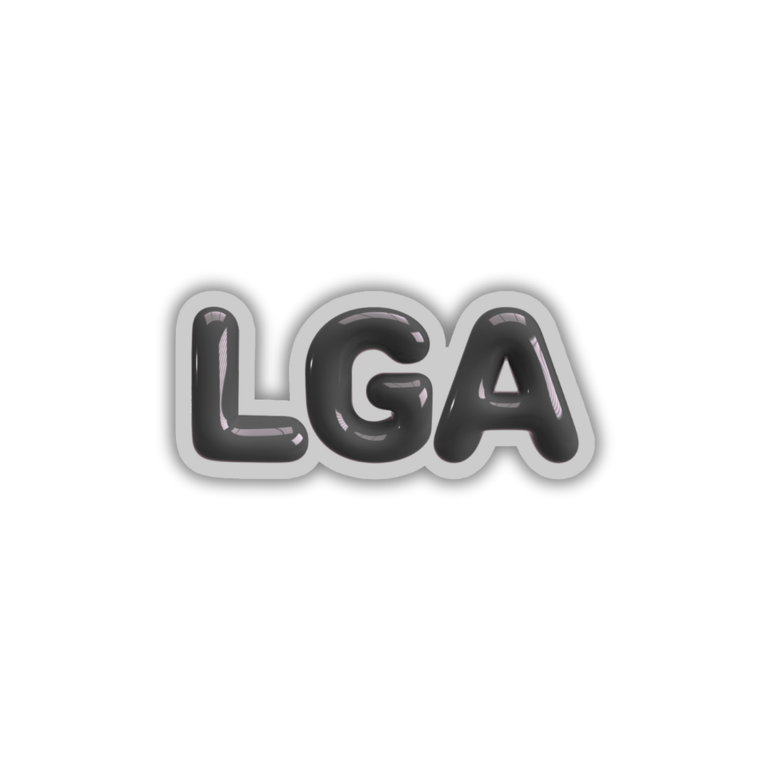 LGA Bubble Sticker
