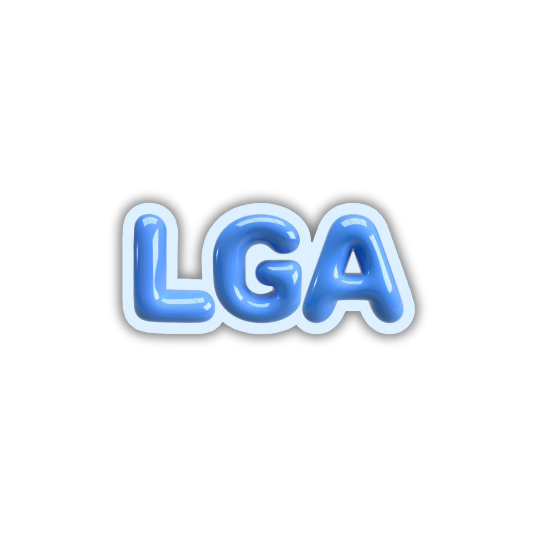 LGA Bubble Sticker