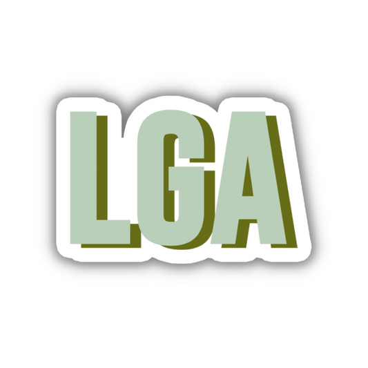 LGA Double Layered Sticker