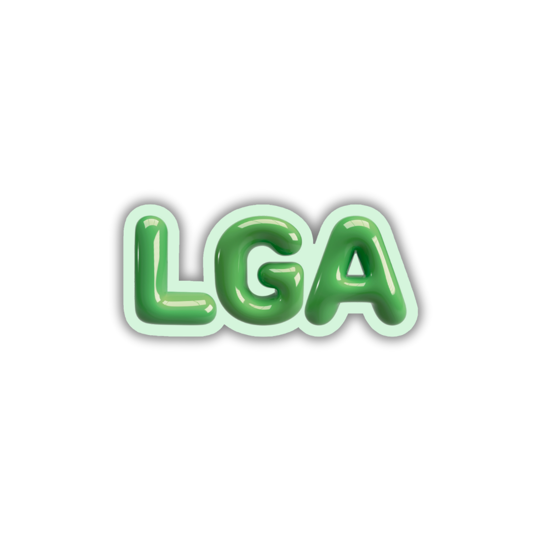 LGA Bubble Sticker