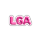 LGA Bubble Sticker
