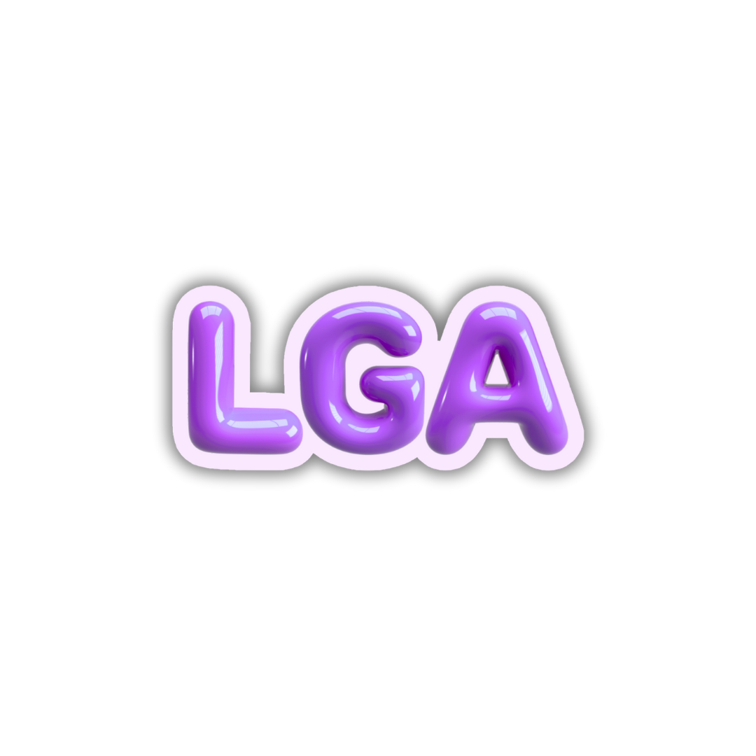 LGA Bubble Sticker