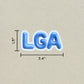 LGA Bubble Sticker