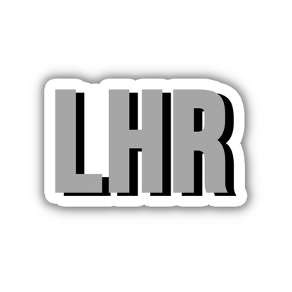 LHR Double Layered Sticker