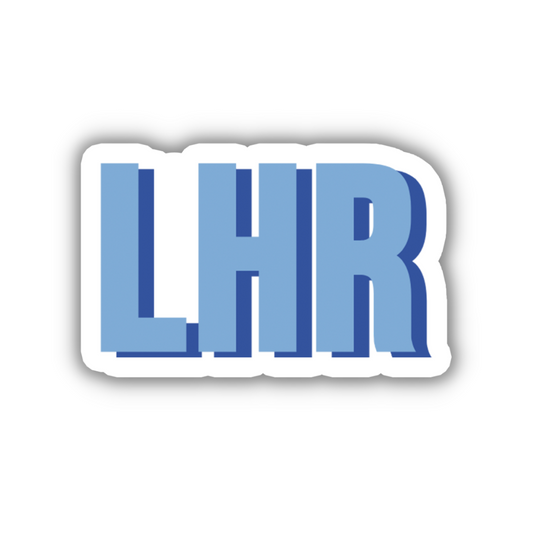 LHR Double Layered Sticker