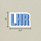 LHR Double Layered Sticker