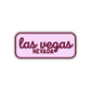Las Vegas, Nevada Retro Travel Sticker – Colorful Vinyl Decal for Laptop, Water Bottle & Luggage