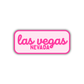 Las Vegas, Nevada Retro Travel Sticker – Colorful Vinyl Decal for Laptop, Water Bottle & Luggage