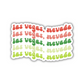 Las Vegas, Nevada Retro Sticker