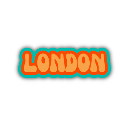 London Cloud Sticker